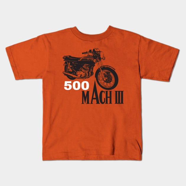 Kawasaki Mach III Kids T-Shirt by Limey_57